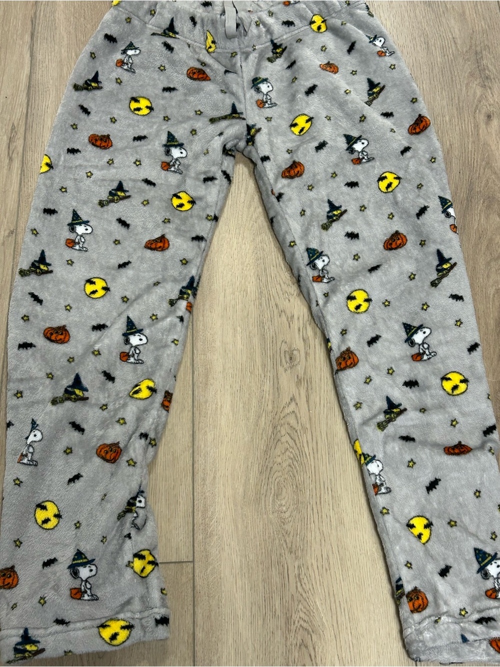 Snoopy Gray Halloween Fleece small Pants
